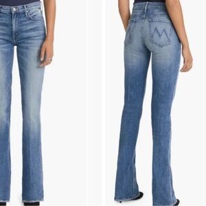 Mother Runaway Skinny Flare in Popisum Jeans